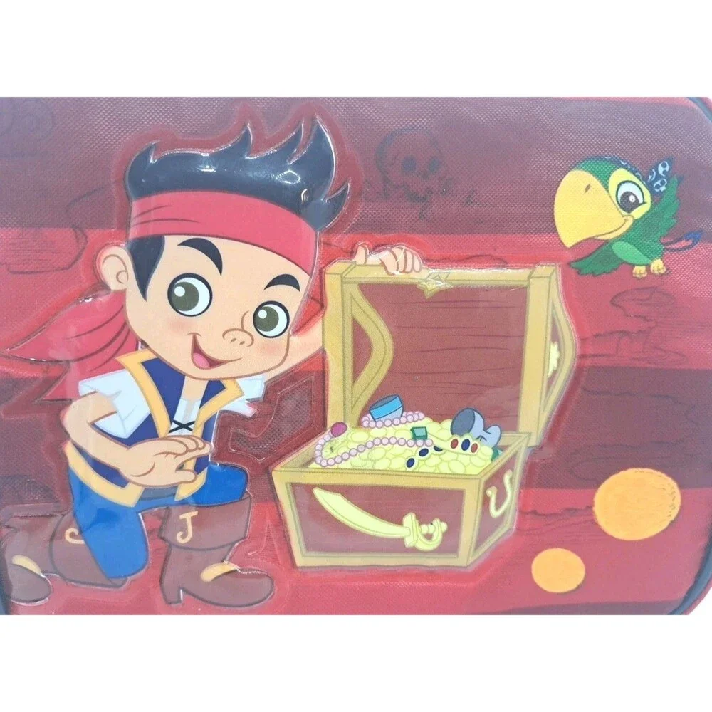 Jake Never Land Pirates Insulated Lunch Box 9x8x4 EUC Kids Polyester